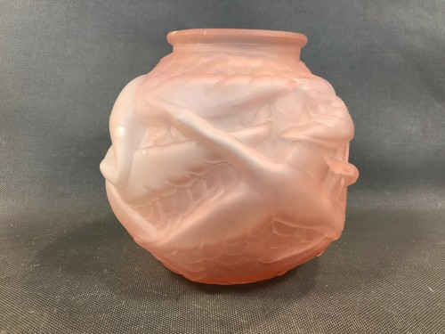 Ancien vase boule fleurs en - vase, à