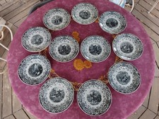 11 Assiettes Parlantes Faience Bordeaux J. Vieillard David Johnston Thème Jésus