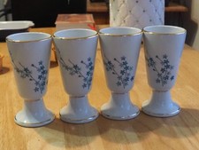 4 Mazagrans Porcelaine