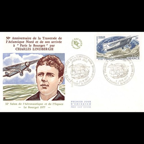 Fdc lindberg 50e ann de - -, ann.