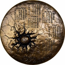 France, Médaille, Calendrier