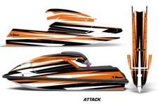 Autocollants Graphiques Pour Jet Ski Kawasaki 750 SX SXR 1992-1998 ATTACK O