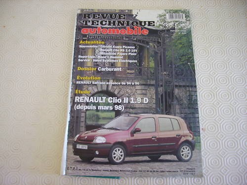 Revue technique renault - clio, 2