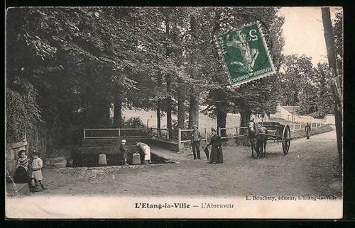 Cpa etang ville - cpa, l´etang-la-ville