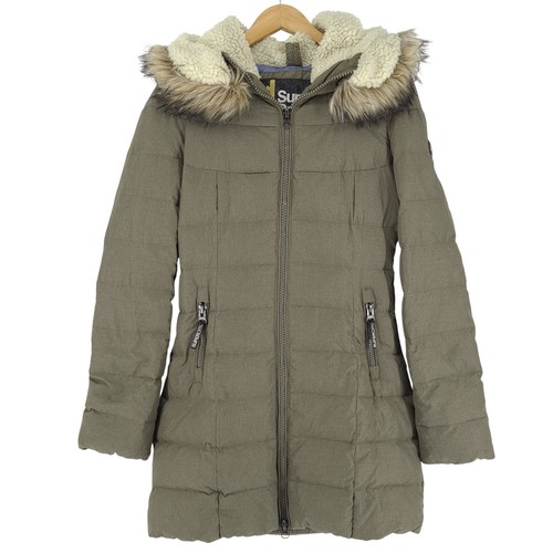 Superdry doudoune longue - longue, femme