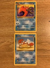 Kingler AND Krabby Fossil Set