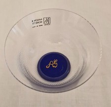 Belle Coupelle Cristal De Murano Signée Nason Moretti Bol Spirale Base Violette 