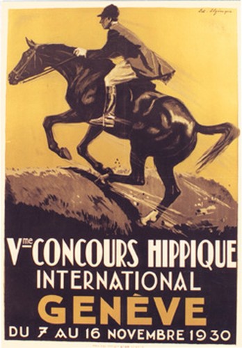 Affiche poster équitation - affiche,