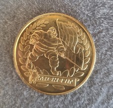 bibendum michelin monnaie de Paris  automobilia pneu voiture pièce medal coin