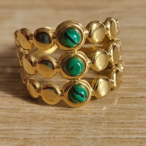 Bague malachite pierre - bague,