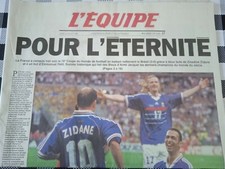 JOURNAL L'ÉQUIPE COUPE DU MONDE  ÉQUIPE DE FRANCE champions 2018 Les Bleus