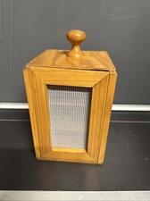 Ancien Petit garde manger fromage en bois  . Fromager déco Loft Chalet Ferme