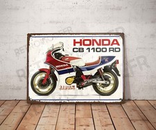 Plaque métal vintage Honda CB