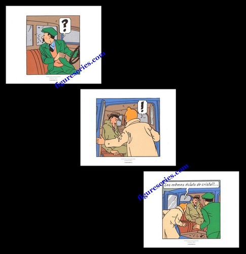 Lot libris tintin et les - 3, ex-libris