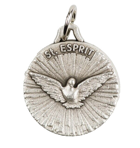 Esprit saint médaille métal - saint,