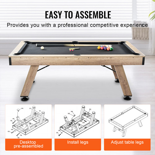 Vevor table billard 213 4 - table,
