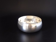 Vide poche en métal argenté