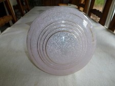 ANCIEN LUSTRE VERRE TEINTE