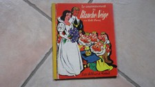 livre ill albums roses " le couronnement de blanche neige " Disney Hachette 1962