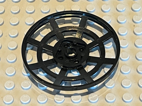 Parabole lego black round - round, dish