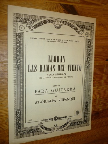 Partitions guitare yupanqui - partitions,