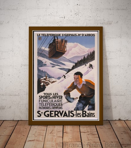 Affiche poster ski - affiche-poster,