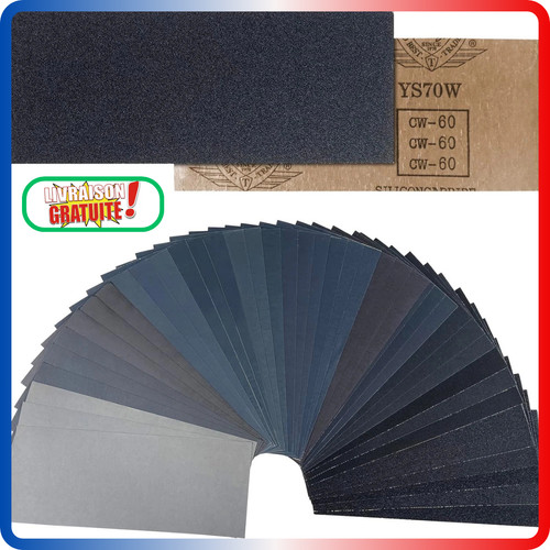 Lot papier verre - lot,