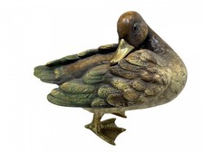 Statuette en bronze canard Elli Malevolti 18 x 17 cm - état voir photos