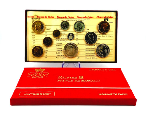 Monaco coffret fdc 1982 la - 1982,