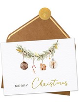 Carte Noël et de voeux avec