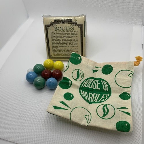 Vintage petanque boules - set, of