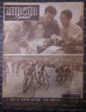  MIROIR SPRINT N° 110 Tour de FRANCE 1948  (BOBET - LAPEBIE - BARTALI  )