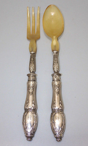 Ancien couvert salade - -ancien,