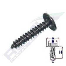 100x ROMIX Vis à tôle 59212