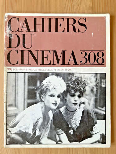 Cahiers cinéma 308 - n°, *