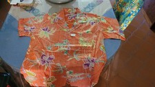 RARE ORIGINAL  60's CHEMISE DE SURFEUR HAWAIIENNE T. M  Bon ETAT Made IN HAWAII