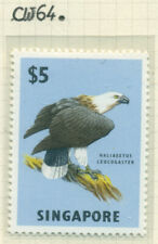 Singapore 1962 bird Haliaeetus leucogaster  White-bellied sea eagle   5$  MLH