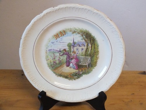 Assiette ancienne st - assiette, amand