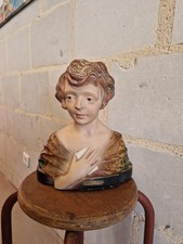 Ancien Buste En Platre " Le