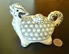 Theiere tortue ceramique xx - theiere, tortue/