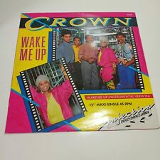Vinyle Maxi 45T Crown-Wake Me Up-FUNK/SOUL-1986-TBE