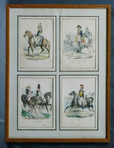 Gravure aquarellée 19ème