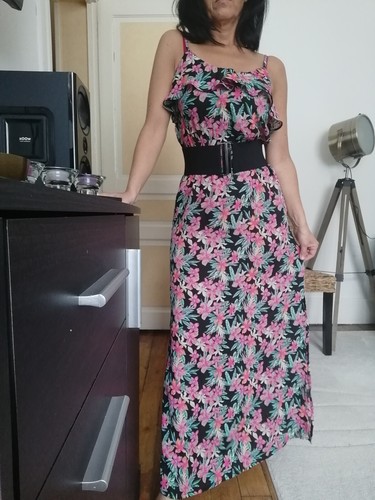 Robe longue maxi - , rose