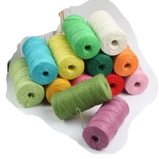 5 mètres de CORDON CORDE FICELLE, CHANVRE JUTE, 2 mm, Création rustique & nature