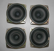 4 x haut parleur 8 ohm vintage large bande 