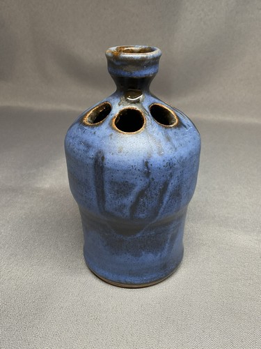 Vase céramique email bleu - cÉramique,