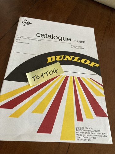 Dunlop 1984 pneus voiture