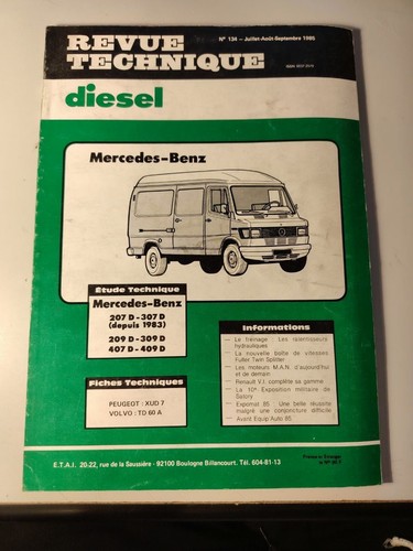 Revue technique mercedes - revue, 209