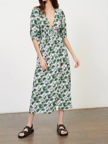 Maje robe longue - robe, femme
