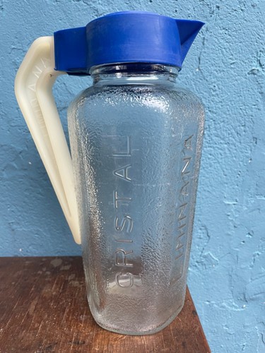 Pichet carafe verre anis
